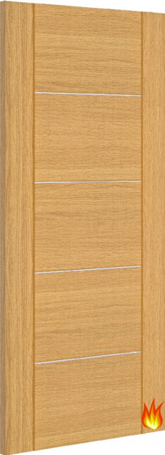 Valencia Oak Fire Door FD30 (pre-finished)